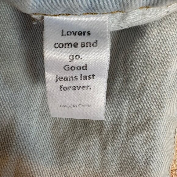 Pacsun Y2K Two-Tone Patchwork Mom Jeans Size 27 Denim Sustainable 90s Vintage - Picture 9 of 9